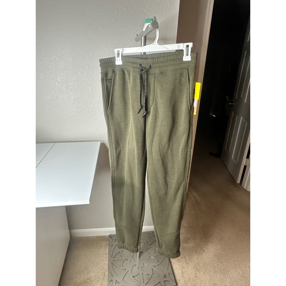 Weatherproof Vintage Rimrock‎ Jogger Mens S Green New Fleece Lined Sweatpants